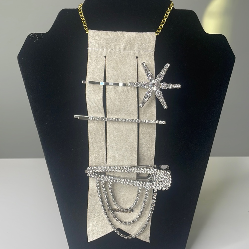 Express Hair Accessories | Crystal Hair Clips